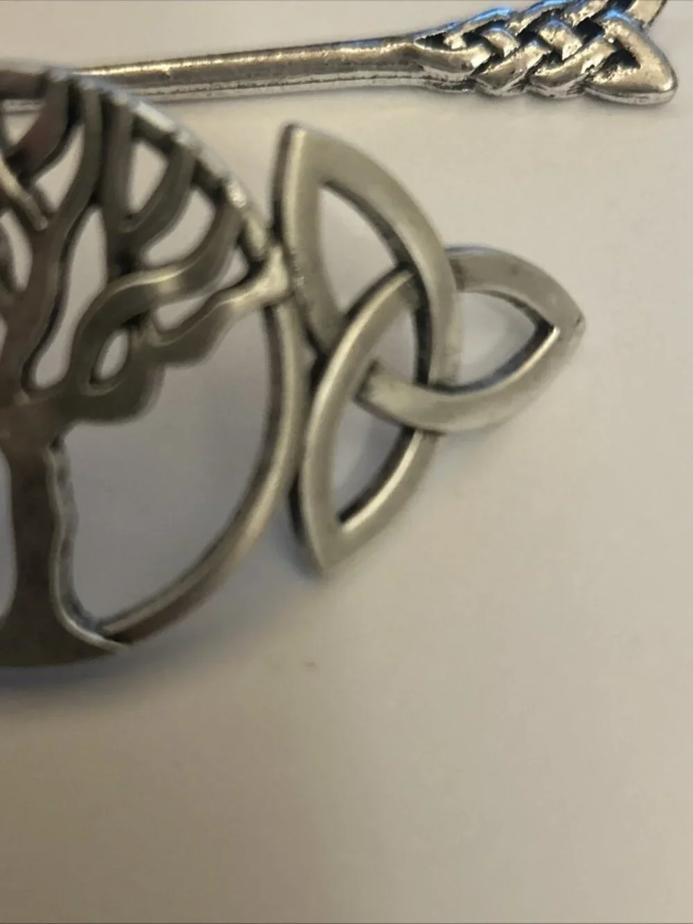 Celtic Tree of Life Hair Stick Barrette New Metal Hairpin Clip Accessory